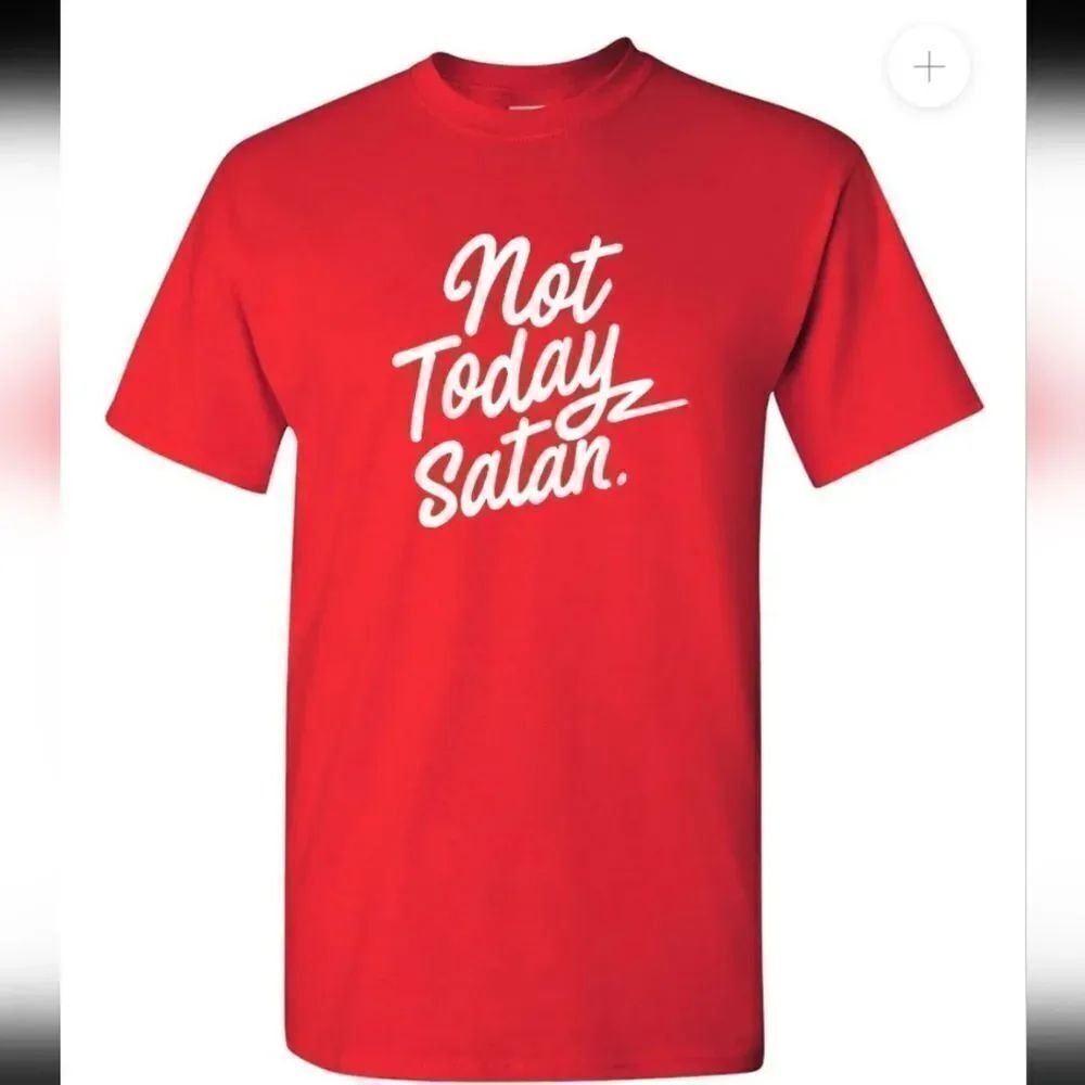 BRAND NEW RED T-SHIRT NOT TODAY SANTA!